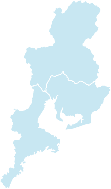 対応エリアの地図